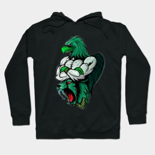 Eagle with belt tiger Hoodie